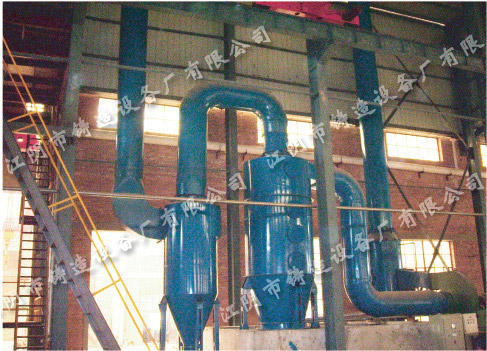 Wet method dust collector of 7t/h cupola in Hebei Zhuolu