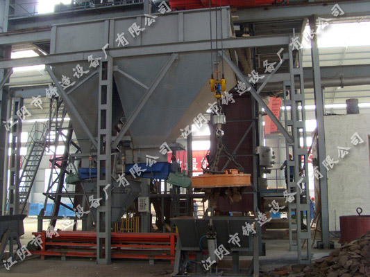 Automatic charging and feeding material in Peixian Dongming