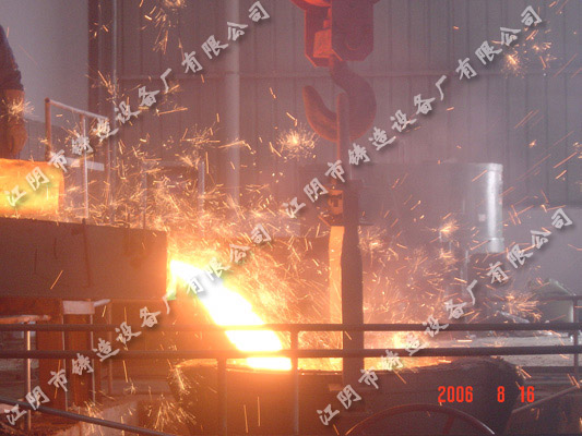 10t/h two-shift cupola of Jiangxi Copper Corporation